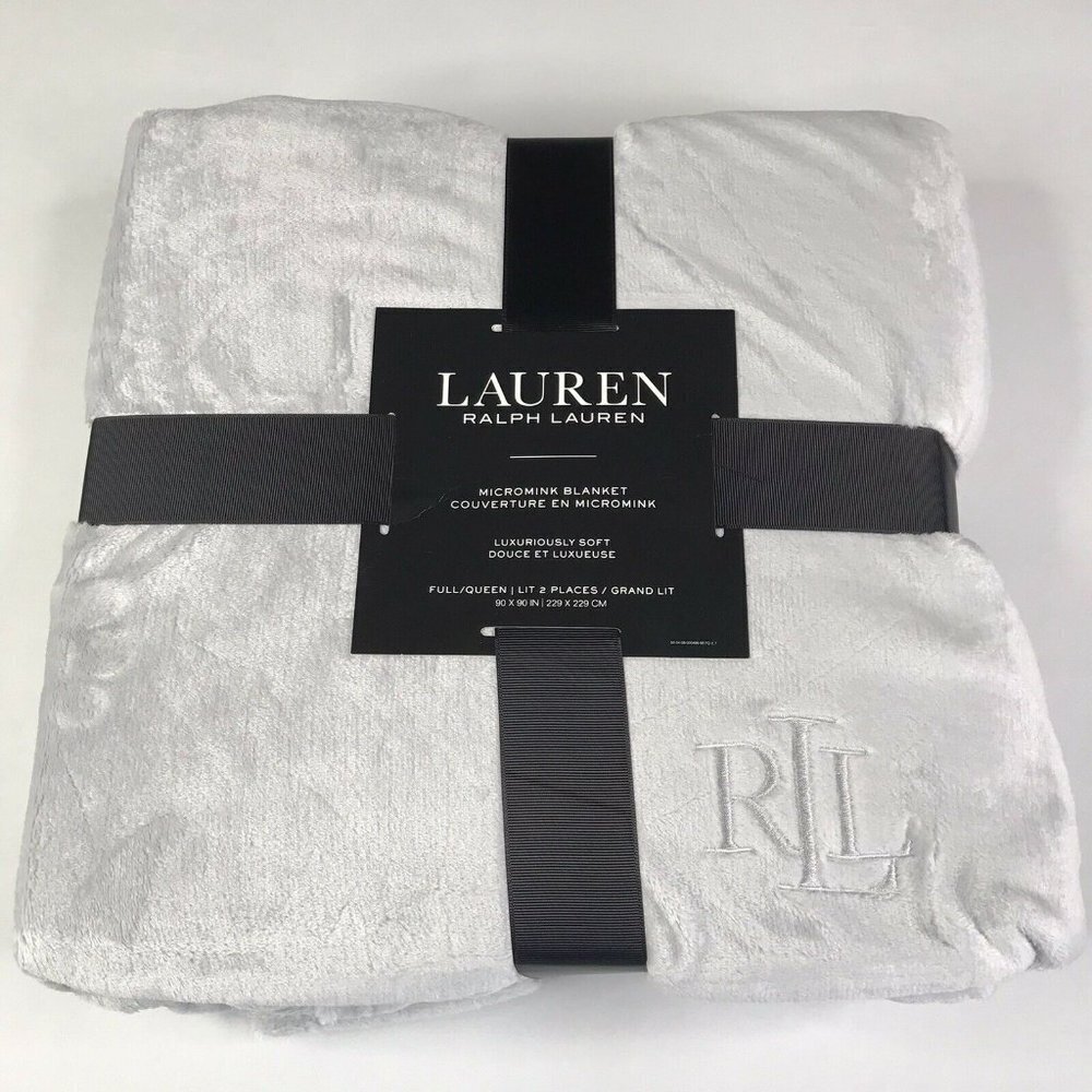 NEW Ralph Lauren Micromink KING Blanket